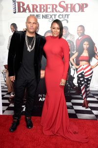 Stephen Belafonte and Melanie Brown in 2016