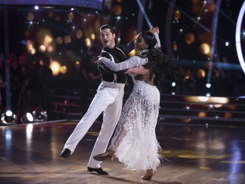 Normani Kordei and Valentin Chmerkovskiy