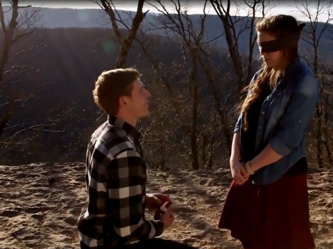 Austin Forsyth Gets Down on One Knee