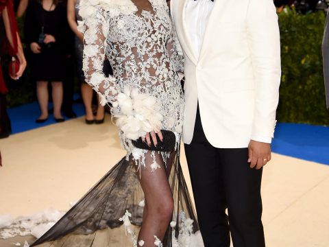 Chrissy Teigen and John Legend at 2017 MET Gala