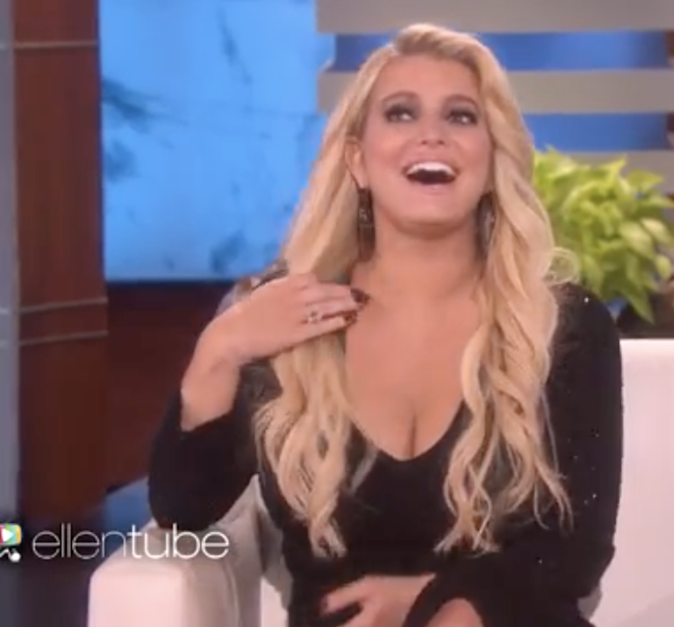 Jessica Simpson Appears on Ellen, Makes Little to No Sense