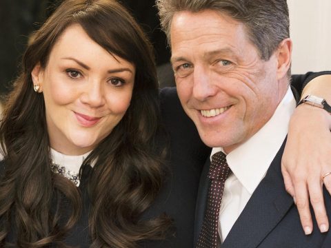 Martine McCutcheon and Hugh Grant