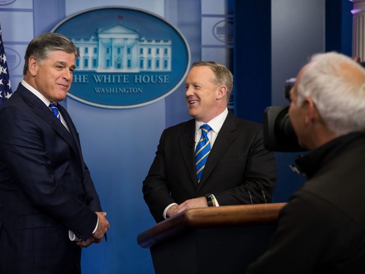 Sean Hannity and Sean Spicer