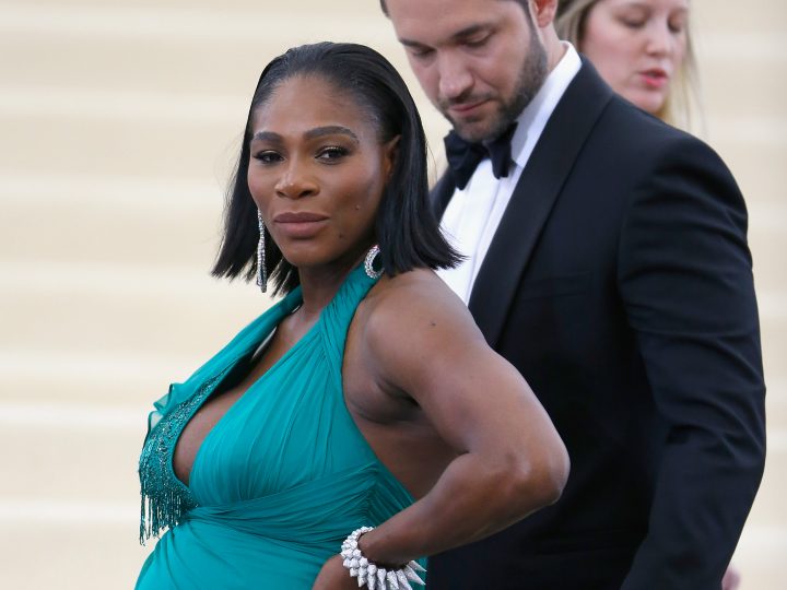 Serena Wiliams and Alexis Ohanian at 2017 MET Gala