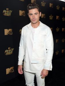 Zac Efron at 2017 MTV Awards