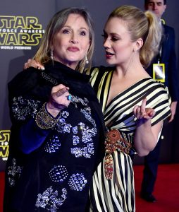Carrie Fisher and Billie Lourd for Star Wars