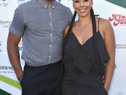 Gloria Govan with Derek Fisher