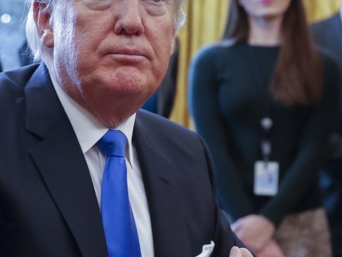 Hope Hicks and Donald Trump