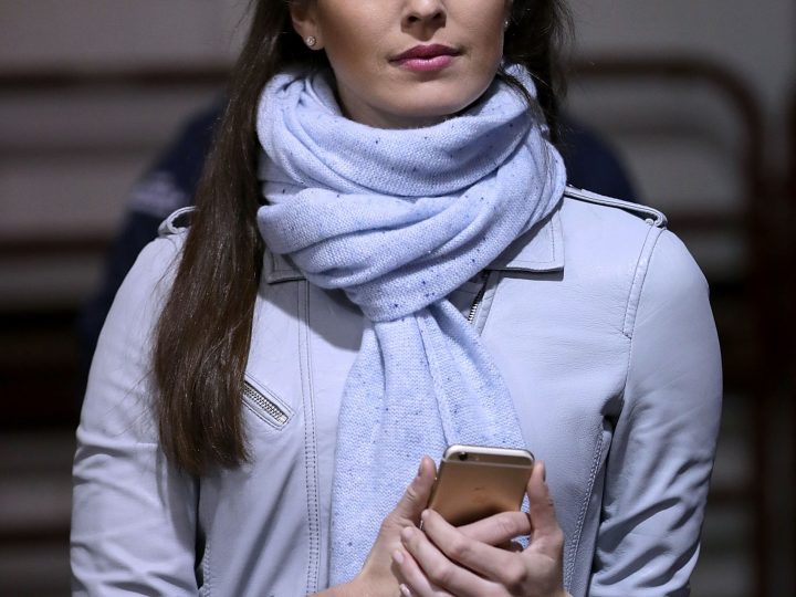 Hope Hicks Bundled Up