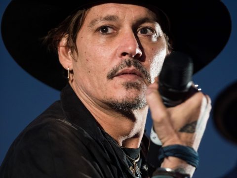 Johnny Depp in Glastonbury