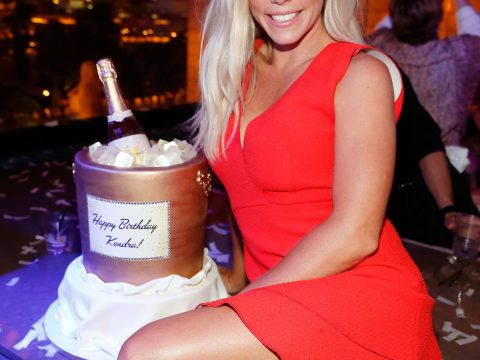 Kendra Wilkinson in Red
