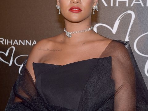 Rihanna in All Black