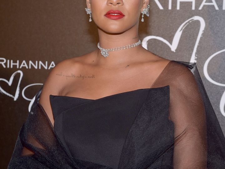 Rihanna in All Black