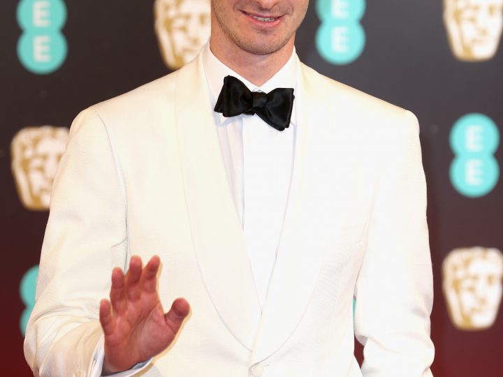 Andrew Garfield at the BAFTAs