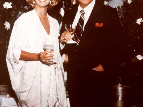 Barbara Sinatra and Frank Sinatra