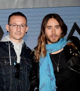 Chester Bennington and Jared Leto