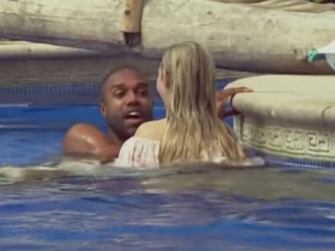 DeMario Jackson and Corinne Olympios in Paradise
