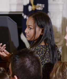 Sasha Obama in the White House