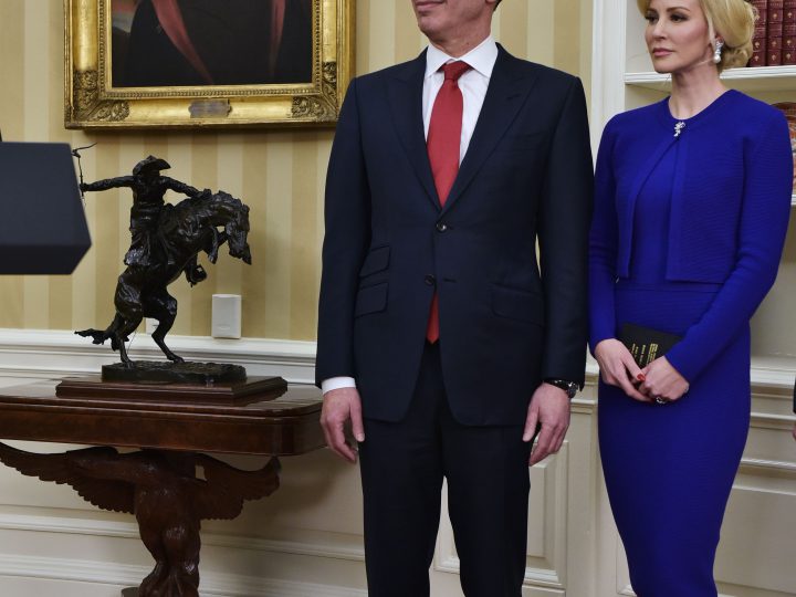 Steven Mnuchin and Louise Linton