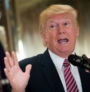 Trump at the Podium