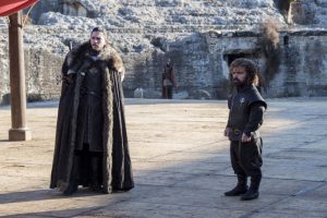 Tyrion and Jon Look Concerned