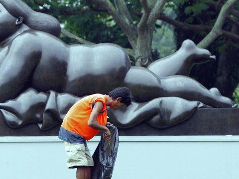 Fat Woman Statue