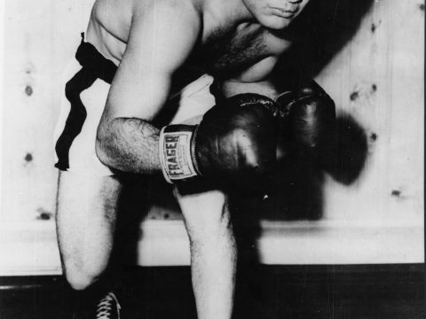 Jake LaMotta Boxing Photo