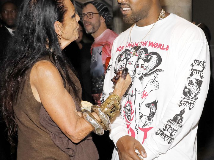 Kanye West and a Woman