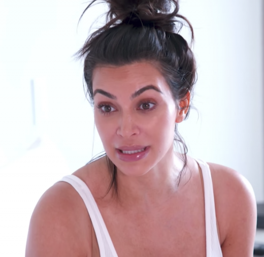 Kim on KUWTK Episode - The Hollywood Gossip