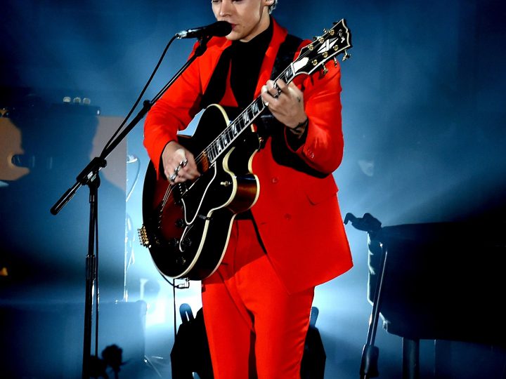 Harry Styles in Red