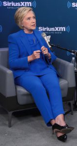 Hillary Clinton Wearing Blue