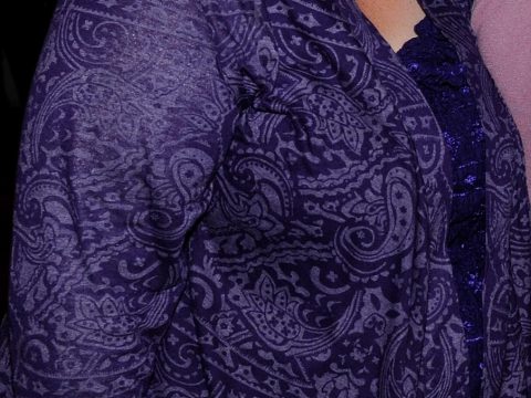 Janelle Brown in Purple