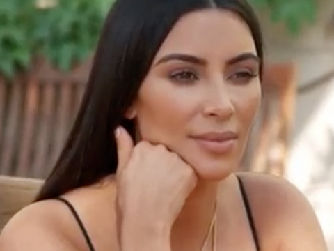Kim Kardashian is Pensive