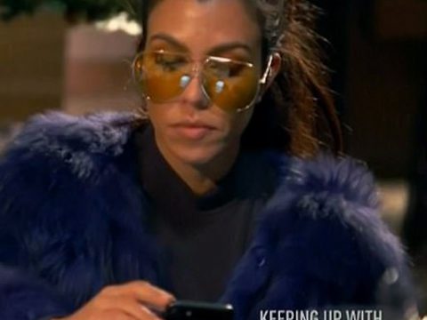 Kourtney Gets a Message