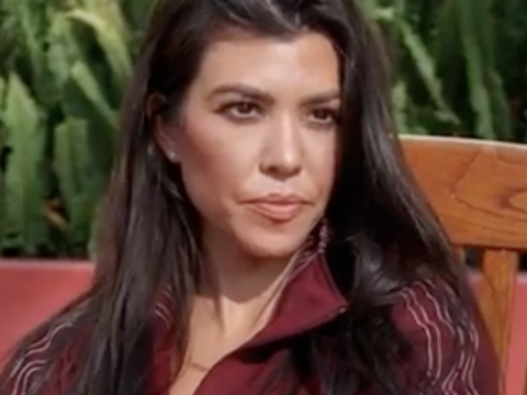 Kourtney Kardashian is Pensive
