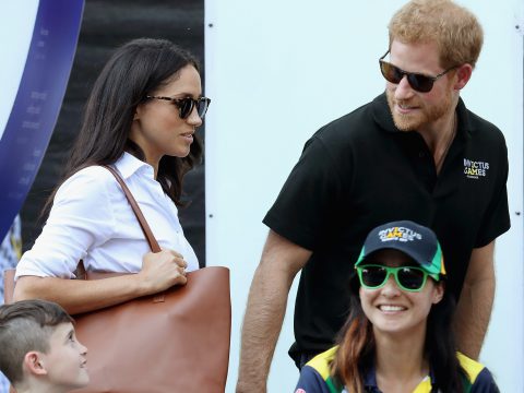 Prince Harry and Meghan Markle Hold Hands