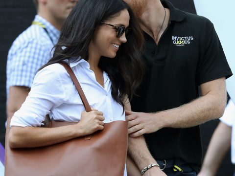 Prince Harry Kisses Meghan Markle