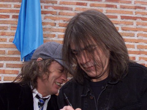 Angus and Malcolm Young