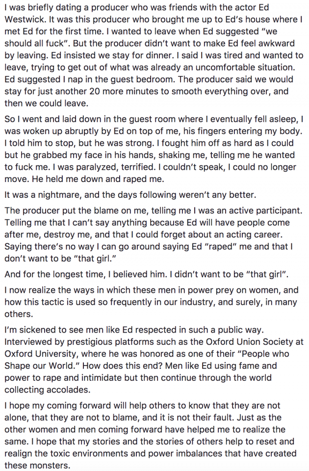 Ed Westwick: Under Police Investigation for Rape - The Hollywood Gossip