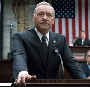 Kevin Spacey as Frank Underwood