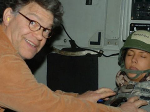 Al Franken Apologizes for Groping, Kissing Woman Without Her Consent