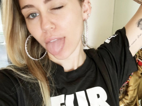 Miley Cyrus: Silly Selfie - The Hollywood Gossip