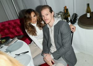 Naya Rivera and Ryan Dorsey, Cuddle on the Couch