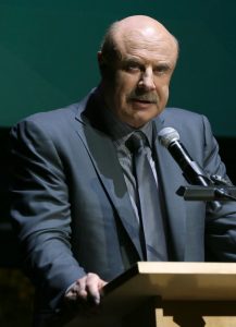 Dr. Phil at a Podium
