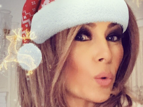 Melania Trump Christmas Selfie