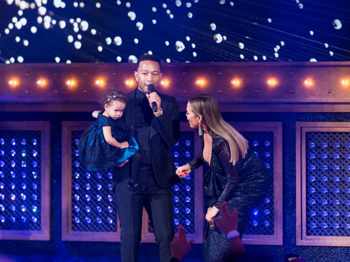 Chrissy Teigen, John Legend, and Luna
