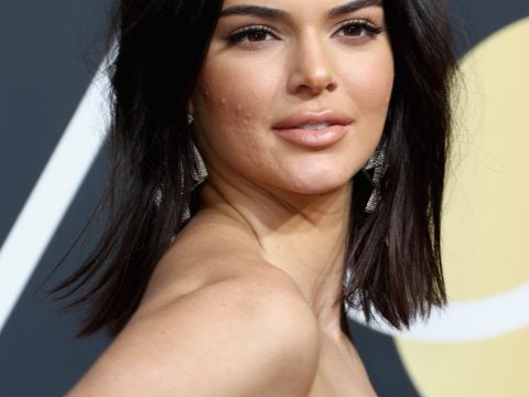 Kendall Jenner, Golden Globes Acne