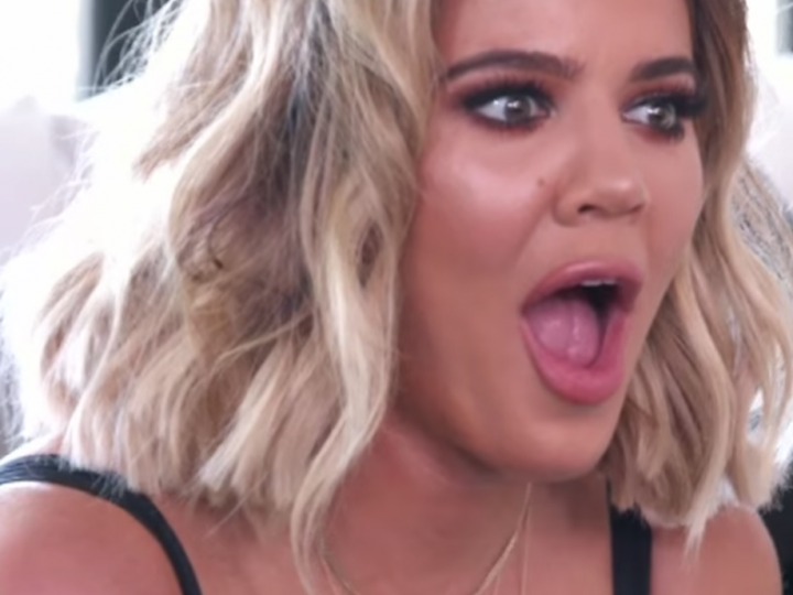 Khloe Kardashian in Shock