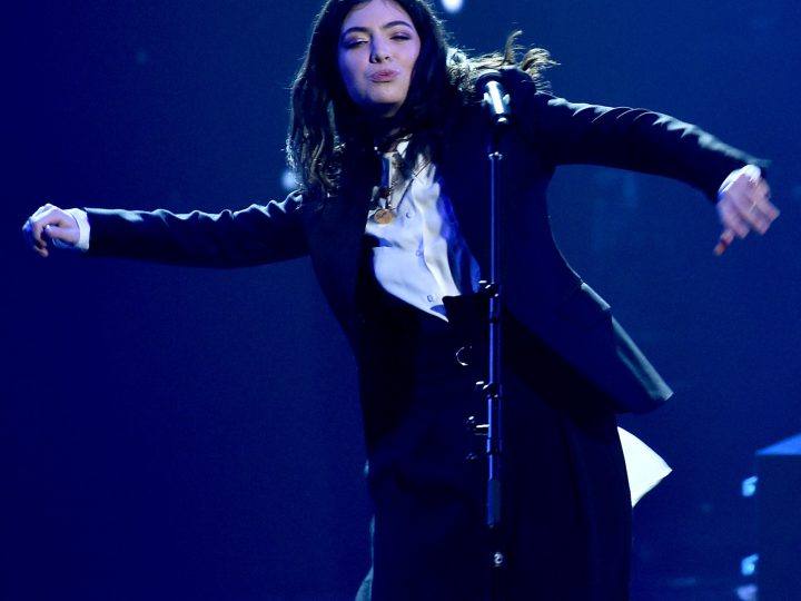 Lorde on a Stage