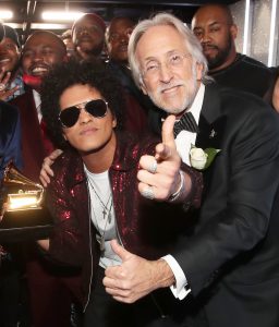 Neil Portnow and Bruno Mars